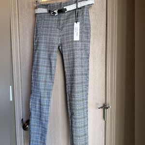 Black and White plaid pants ( Size M)